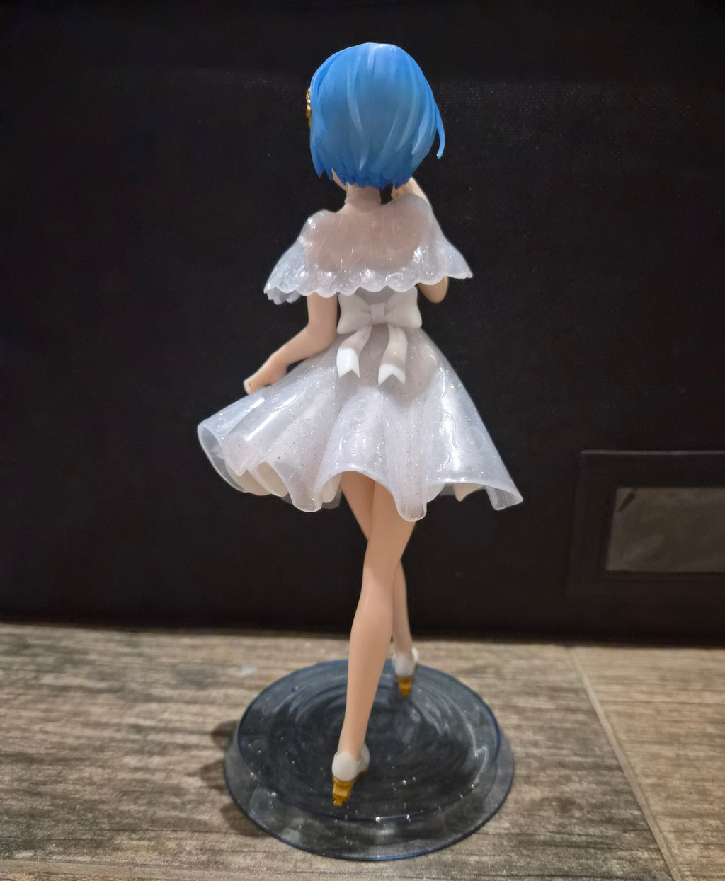 Banpresto Serenus Couture Rem Figure – Re Starting Life in Another World – 8" White Glittering Dress – Anime Prize Figure