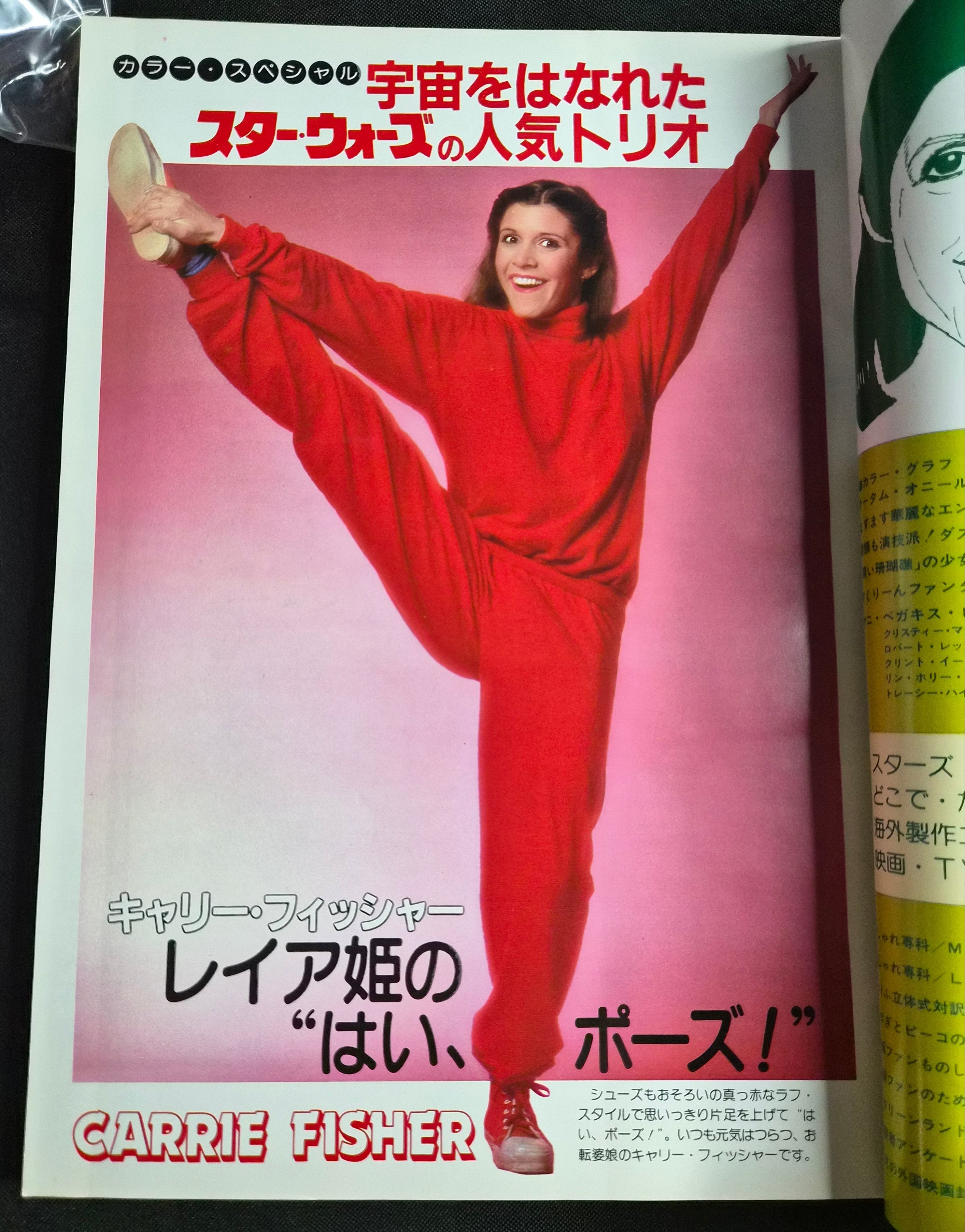Screen Magazine – October 1980 – Japan Import – Diane Lane Cover – Star Wars Special – Jodie Foster Poster Intact